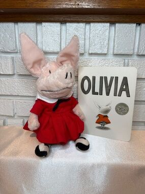 Vintage Olivia the Pig Gund Plush & Book Bundle - 3 for $30